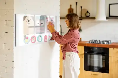 Magnetic marker board happy animals design