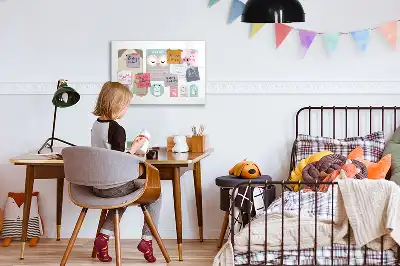 Magnetic marker board happy animals design