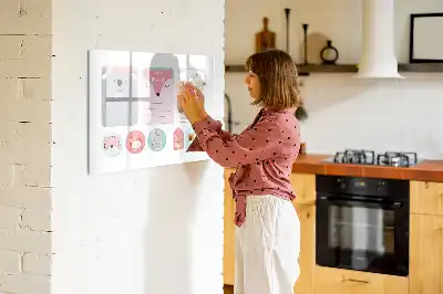Magnetic glass dry erase board happy bookmarks