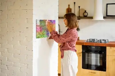 Magnetic marker board painted wall mount