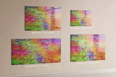 Magnetic marker board painted wall mount