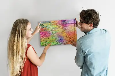 Magnetic marker board painted wall mount