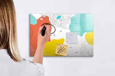 Magnetic marker board POP abstraction design