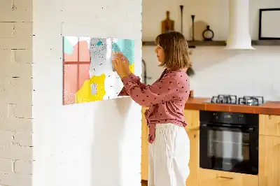 Magnetic marker board POP abstraction design