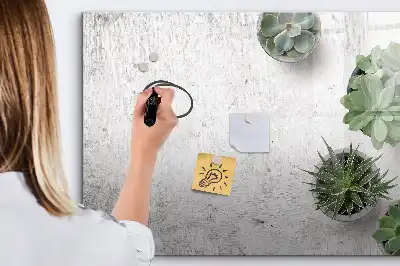 Magnetic glass dry erase board decorative style