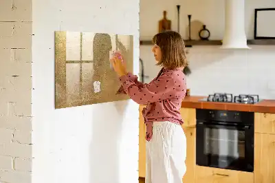 Magnetic glass dry erase board decorative wall mounted design