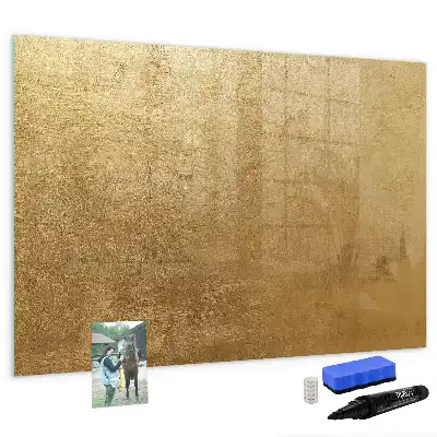 Magnetic glass dry erase board decorative wall mounted design