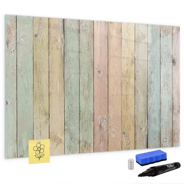 Magnetic marker board colorful