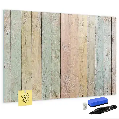 Magnetic marker board colorful