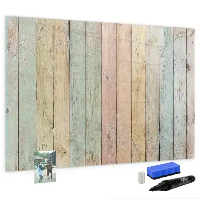 Magnetic marker board colorful