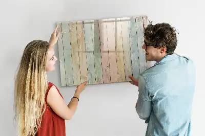 Magnetic marker board colorful