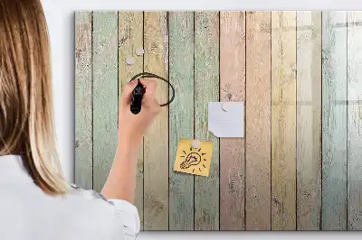 Magnetic marker board colorful