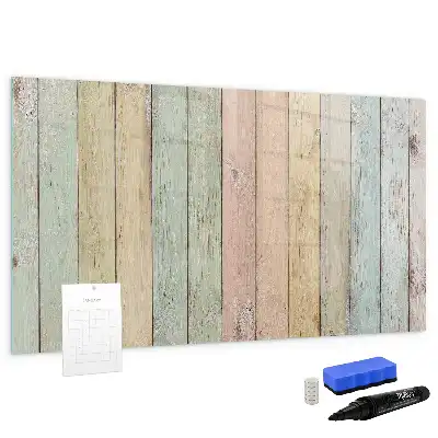 Magnetic marker board colorful