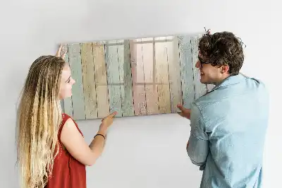 Magnetic marker board colorful