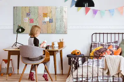 Magnetic marker board colorful