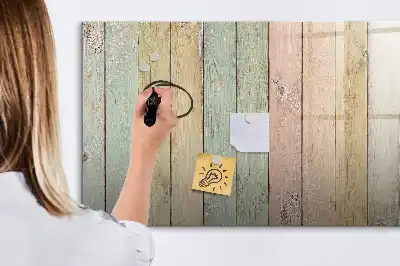 Magnetic marker board colorful