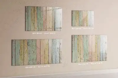 Magnetic marker board colorful