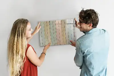 Magnetic marker board colorful