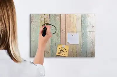 Magnetic marker board colorful