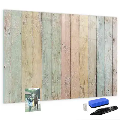 Magnetic marker board colorful