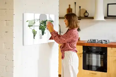 Magnetic world map eco friendly board