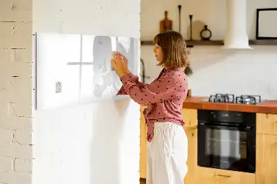 Magnetic marker board with a map of Europe