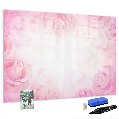 Magnetic marker board abstraction with roses