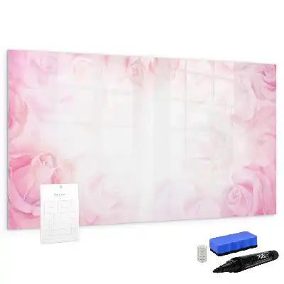 Magnetic marker board abstraction with roses