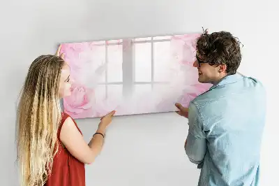 Magnetic marker board abstraction with roses