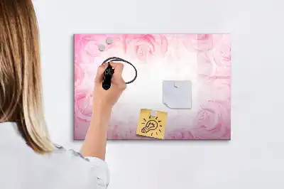 Magnetic marker board abstraction with roses