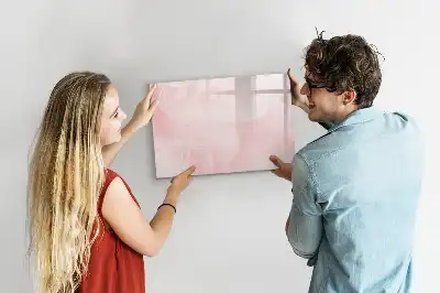 Magnetic glass dry erase board blooming roses design