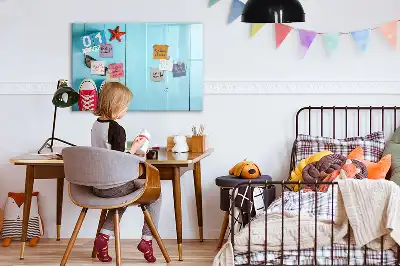 Magnetic glass dry erase board first day of summer design