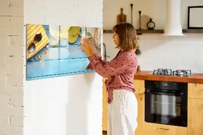 Magnetic marker board beach accessories theme