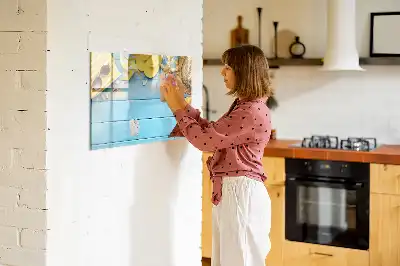 Magnetic marker board beach accessories theme