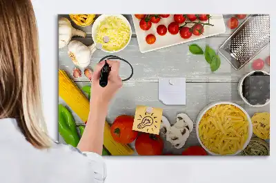 Magnetic glass dry erase board ingredients