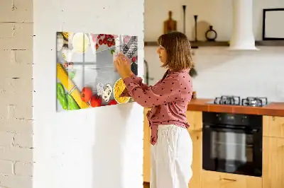 Magnetic glass dry erase board ingredients