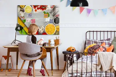Magnetic glass dry erase board ingredients