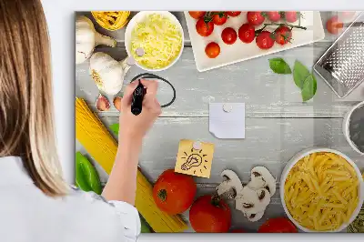 Magnetic glass dry erase board ingredients