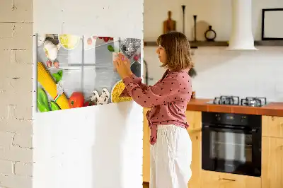 Magnetic glass dry erase board ingredients