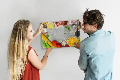 Magnetic glass dry erase board ingredients