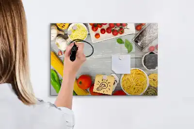 Magnetic glass dry erase board ingredients