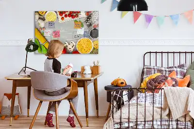 Magnetic glass dry erase board ingredients