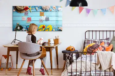 Magnetic marker board beach accessories theme