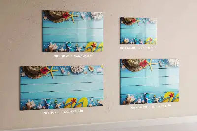 Magnetic marker board beach accessories theme