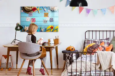 Magnetic marker board beach accessories theme
