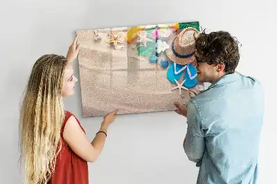 Magnetic glass dry erase board summer accessories