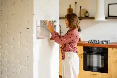 Magnetic glass dry erase board summer accessories