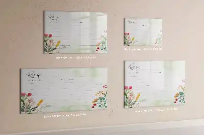 Magnetic marker board recipe spot