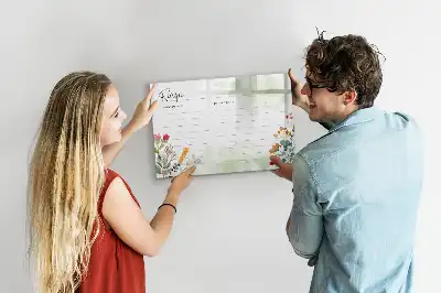 Magnetic marker board recipe spot