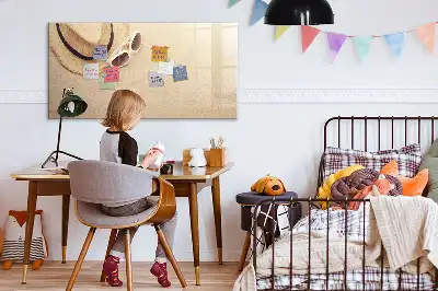 Magnetic glass dry erase board summer accessories